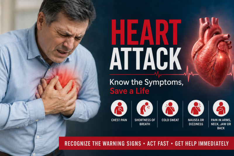 Heart Attack: Symptoms, Warning Signs in Women, Causes, Prevention and Emergency Response
